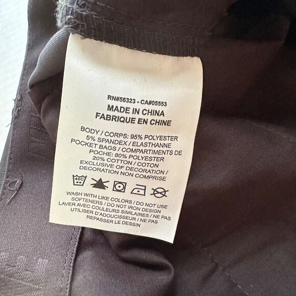 Nike Golf Black Flat Front Chino Performance Shorts Pockets Mens 42 - Picture 9 of 12